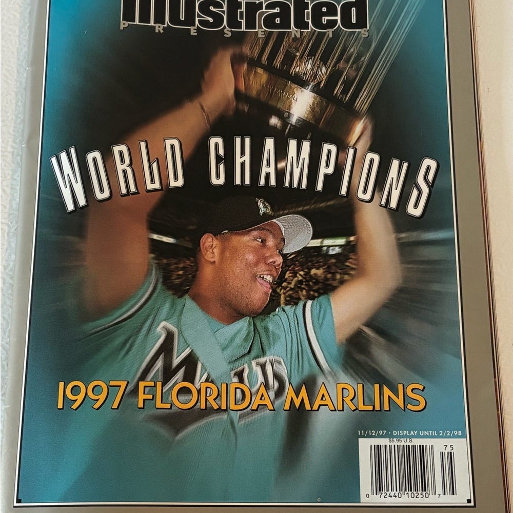 1997 Florida Marlins World Champions Magazine